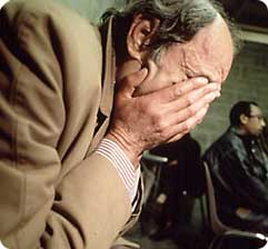 Obdachlose im Wartesaal