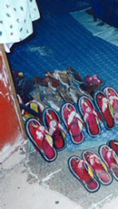 &ocirc;ter les sandales