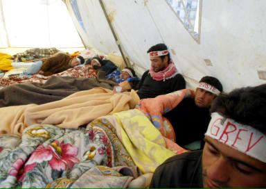 gr&egrave;ve de la faim