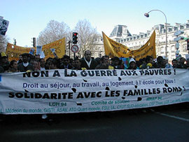 soutien pour les roms