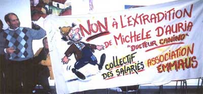 solidarit&eacute; avec Michele d'Auria