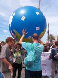 manifester pacifiquement